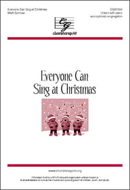 Everyone Can Sing at Christmas Unison choral sheet music cover Thumbnail